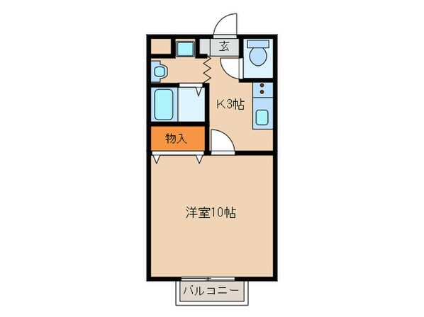 アムール西岡崎の物件間取画像